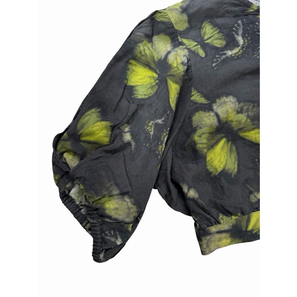 Allsaints Asta Ceres Linen Blend Midi Skirt & Top Sycamore Green Black Size 10‎ - Picture 9 of 16